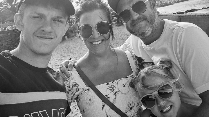 Selfie med Noel, Josefin, Henrik och Holly