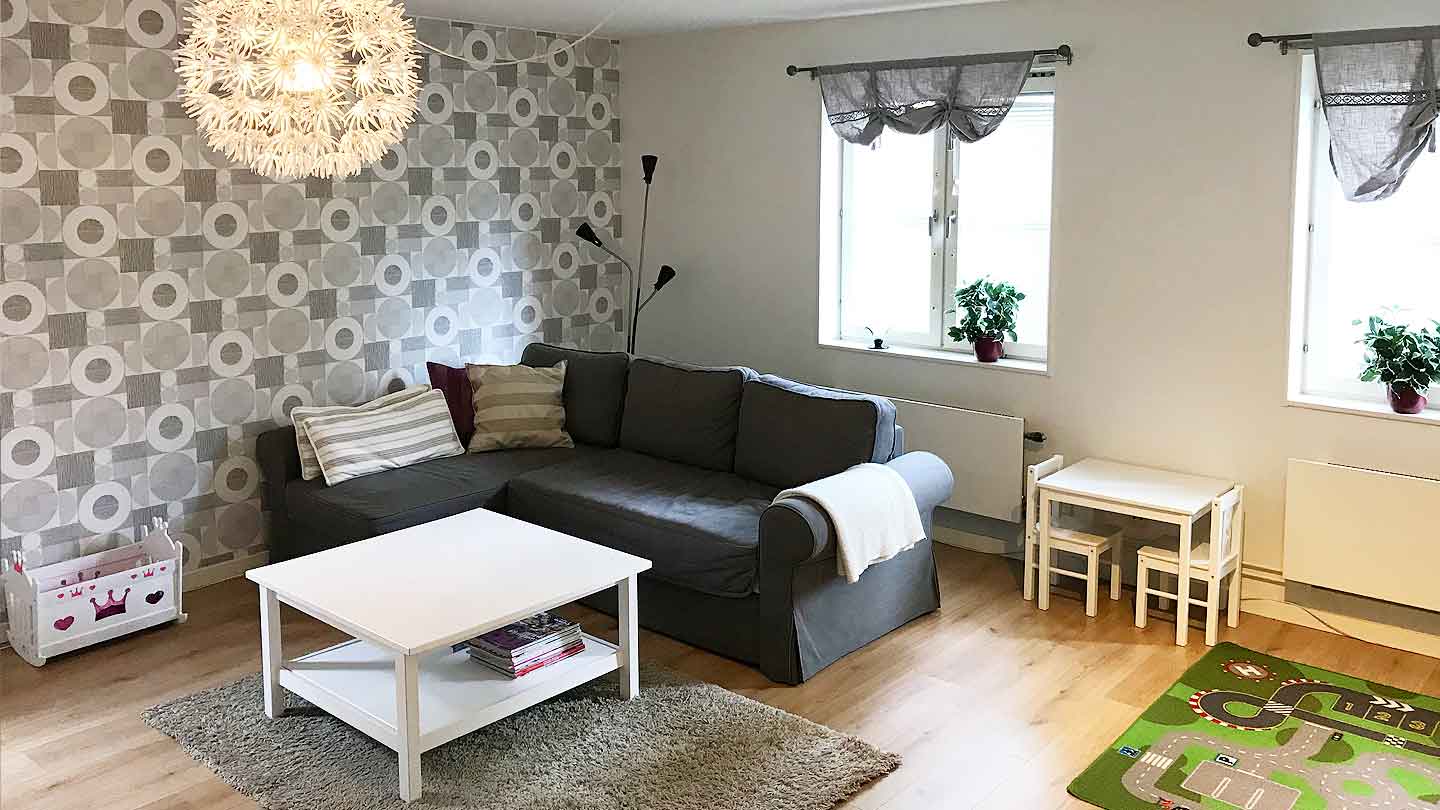 Interi&ouml;r fr&aring;n en av Uppsalal&auml;genheterna
