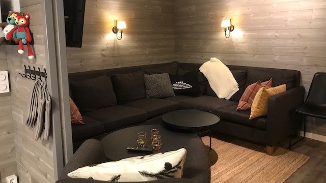 Soffan i lägenhet på Lindvallen