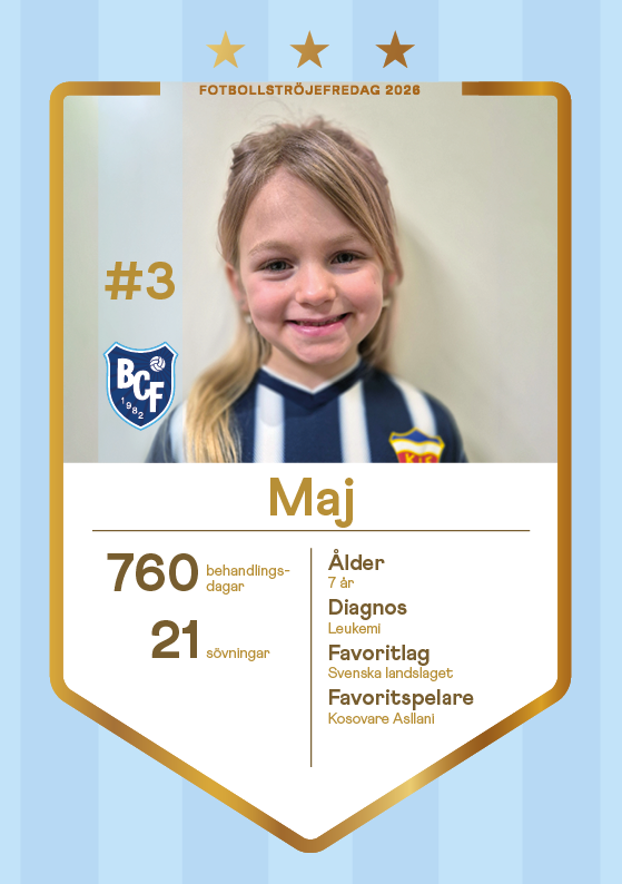 Fotbollskort Maj